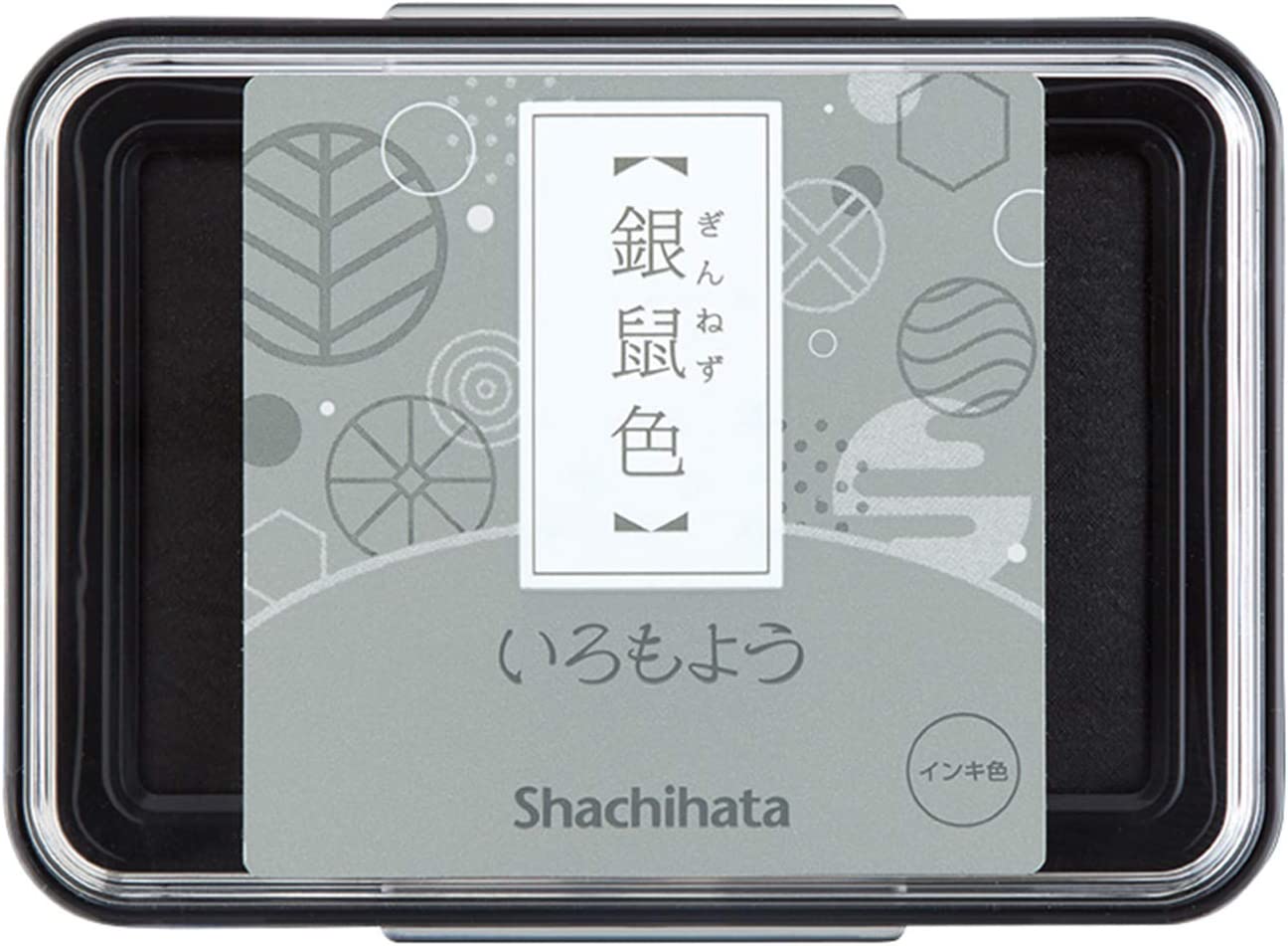 【冬の4色セット】シャチハタ いろもよう スタンプパッド 墨色、銀鼠、紅色、桧皮色【文月セット】