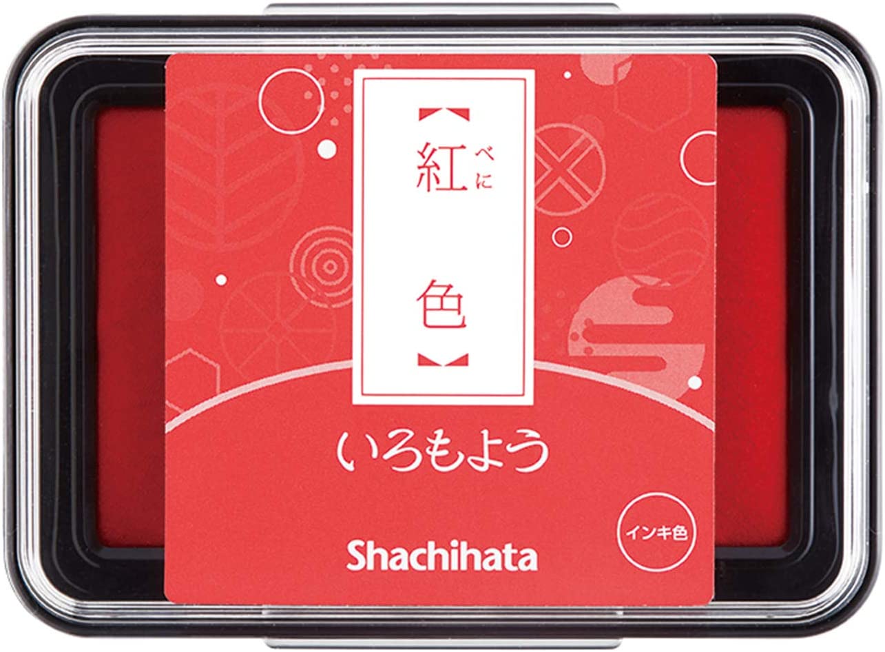 【冬の4色セット】シャチハタ いろもよう スタンプパッド 墨色、銀鼠、紅色、桧皮色【文月セット】