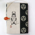 文月 ブックカバー 文庫本カバー 猫武将シリーズ「徳川家康」刺繍 日本製