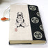 文月 ブックカバー 文庫本カバー 猫武将シリーズ「徳川家康」刺繍 日本製