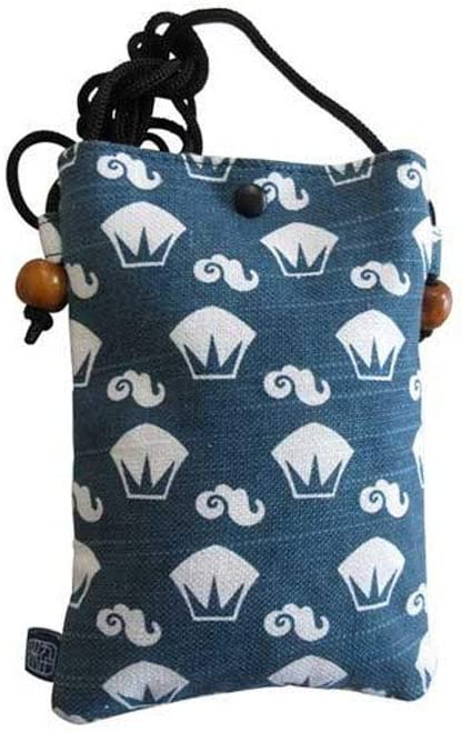 モバイルポーチ 浅葱色 -富士山柄(ふじさん)