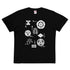 ハイクオリティーTシャツ【戦国武将】家紋/白抜き