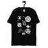 ハイクオリティーTシャツ【戦国武将】家紋/白抜き
