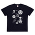 ハイクオリティーTシャツ【戦国武将】家紋/白抜き