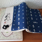sheepsleep ブックカバー 文庫版「道草ねこ」 刺繍 日本製