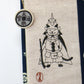 文月 ブックカバー  文庫本カバー 猫武将シリーズ「織田信長」 刺繍 日本製