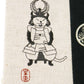 文月 ブックカバー  文庫本カバー 猫武将シリーズ「徳川家康」刺繍 日本製
