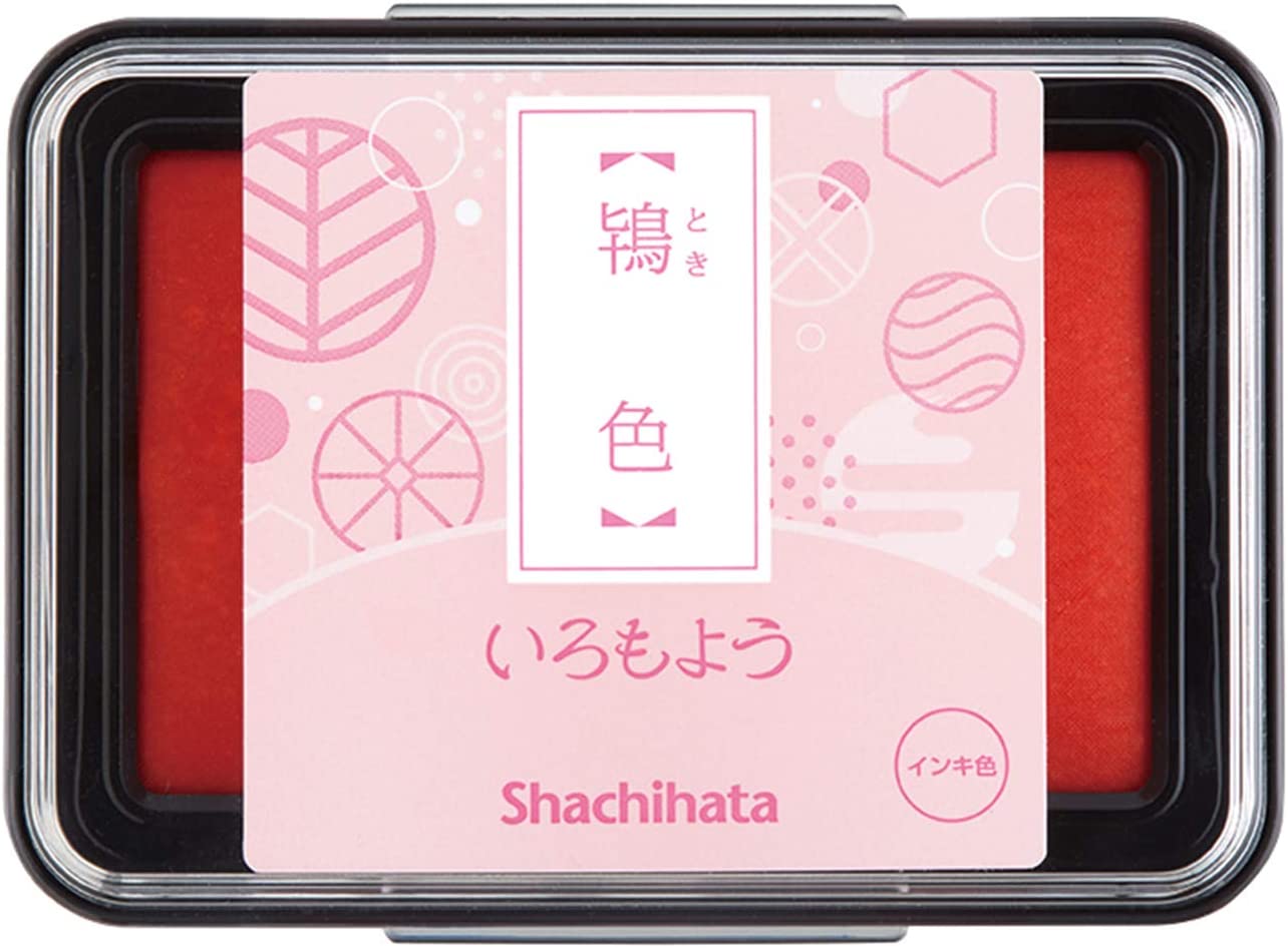 シャチハタ スタンプ台 スタンプパッド いろもよう 鴇色 (ときいろ) HAC-1-PP