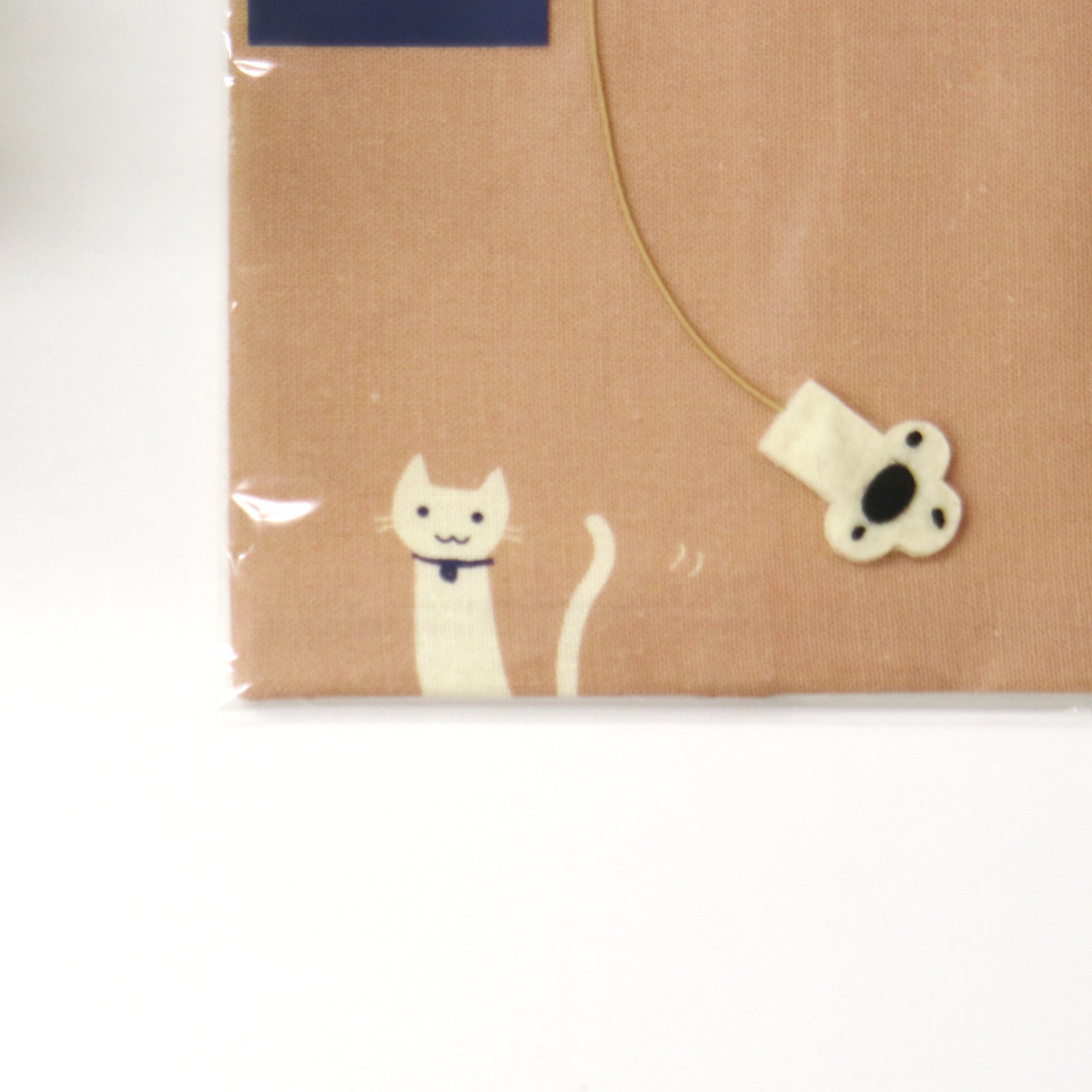 sheepsleep ブックカバー 「のんびり猫」 P 刺繍 日本製｜「文月」和風