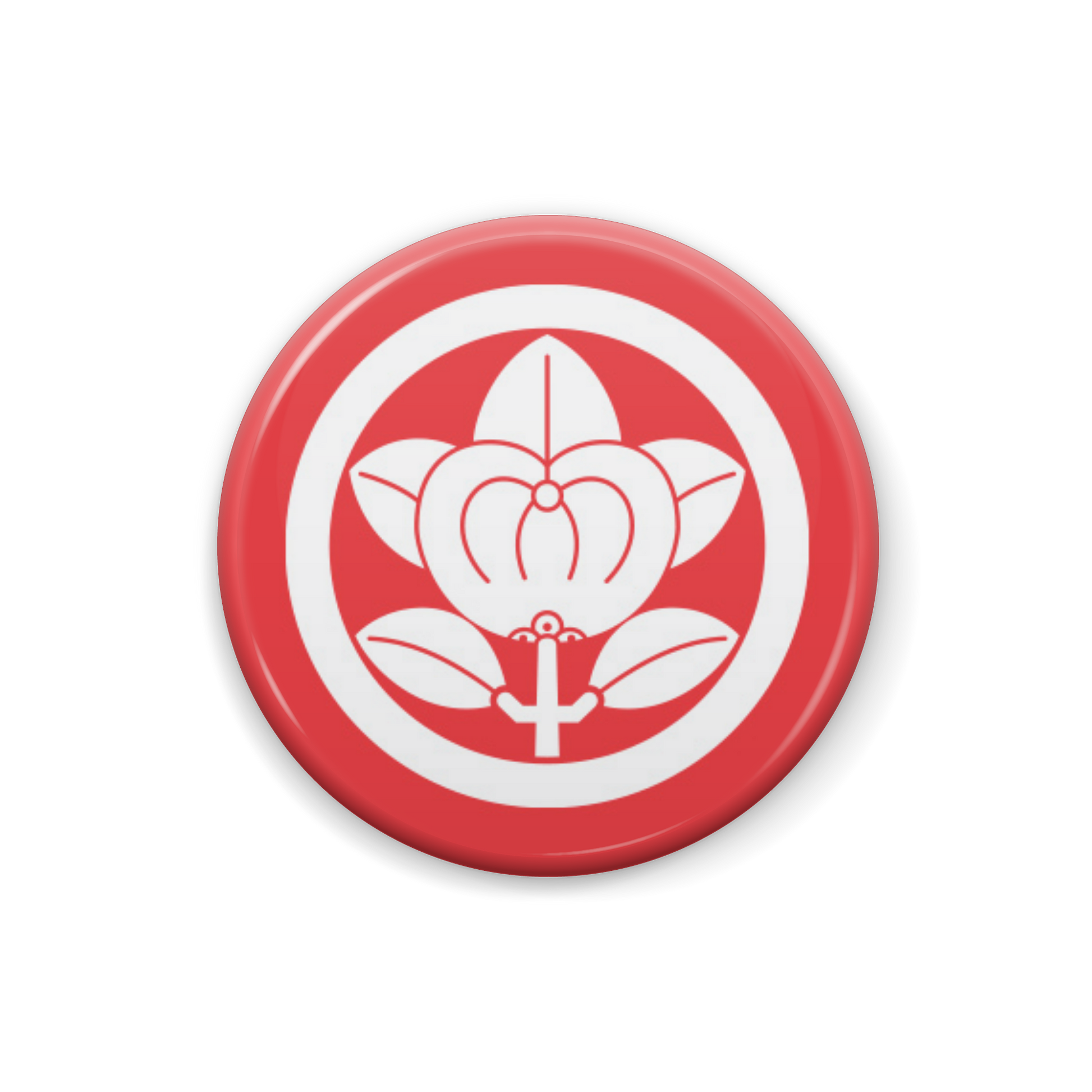 彦根橘】缶バッジ: 戦国武将家紋-井伊直政【朱色】|「文月」和風雑貨 彦根橘】缶バッジ: 戦国武将家紋-井伊直政【朱色】|「文月」和風雑貨